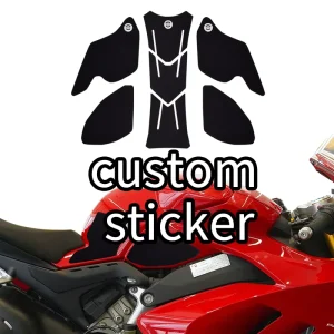 Custom Printed Stickers Vinyl Decals Design Motorcycle Decorative Sticker Helmet Reflective Trend Dazzling Decal Stickers