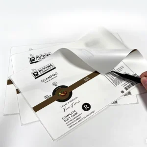 Custom Printed Waterproof Adhesive Eco Friendly Logo Four Color Vinyl Label Bottle Product Label Sticker for Packaging