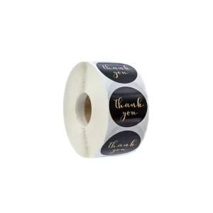 Custom Printed Waterproof Adhesive Stickers Rose Gold Foil Packaging Labels Roll Photo Frame Candle Craft Vinyl Die Cut 1 Core