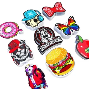 Custom Printed Waterproof Self Adhesive Decorative DIY Labels Vinyl Die Cut Stickers
