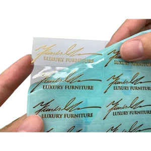 Custom Printing 3D Logo UV Transfer Sticker Label Electroforming Metal Nickel Stickers