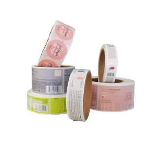 Custom Printing Adhesive Sticker Brand Logo Labels Waterproof Cosmetic Labels