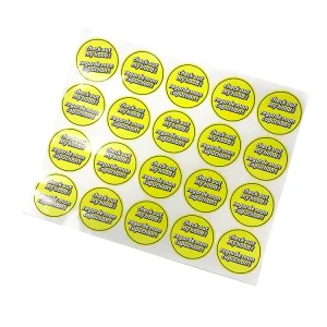 Custom Printing Adhesive Vinyl Stickers Kiss Cut Label Sticker Sheet Printing