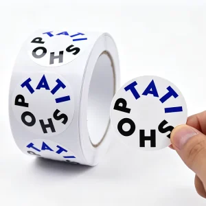 Custom Printing Business Brand Logo Self Adhesive Paper Sticker PVC Vinyl Label Sticker Roll