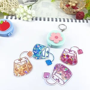 Custom Printing Cute Holographic Die Cut Vinyl Sticker for Waterproof
