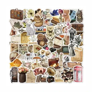 Custom Printing Die Cut Adhesive Waterproof Artpaper Paper Stickers Pure White Glossy Finish Custom Size Decorative Labels
