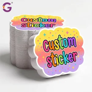 Custom Printing Die Cut Vinyl Sticker Company Brand Logo Design Vinyl PVC UV Resistant Waterproof Adhesive Stickers Custom