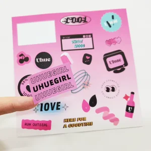 Custom Printing Die Cut Vinyl Stickers Waterproof Self-adhesive Sticker Cartoon Stickers