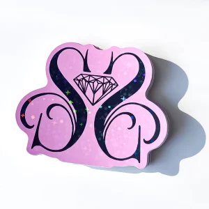 Custom Printing Glitter Foil Holographic Waterproof Vinyl Die Kiss Cut Stickers