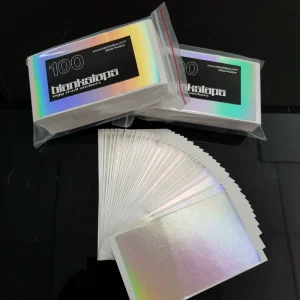 Custom Printing Hologram Eggshell Stickers Sheets With Personalized Label Destructible Vinyl Holographic Sticker