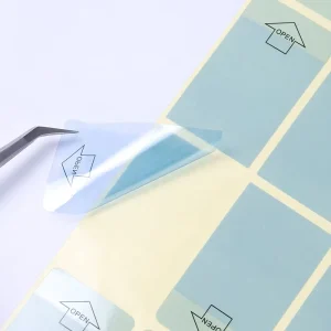 Custom Printing Inkjet Transparent Sticker Waterproof Transparent Oil Proof Sticker Roll Clear Sticker Sheets Transparent Spices