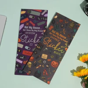 Custom Printing Label A4/A5/A6/A7 Self-adhesive Die Cut Cartoon Stickers Paper Vinyl Waterproof Journal CMYK Color Sticker Sheet
