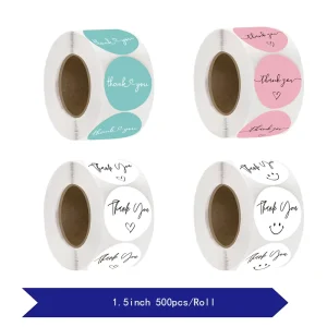 Custom Printing Label Waterproof Vinyl Adhesive Sticker Matte Roll Product Label Logo Stickers