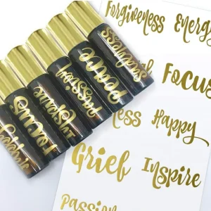 Custom Printing Lipstick Tubes Makeup Beauty Cosmetics Clear Labels Transparent Stickers