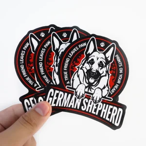 Custom Printing Logo Label Shiny Die Cutting Sticker Sheet Self Adhesive Oil Proof Waterproof Vinyl Sticker