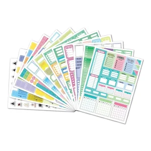 Custom Printing Monthly Weekly Stickers Journal Decorative Paper Planner Sticker
