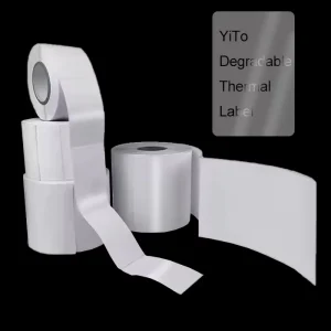 Custom Printing Oil Proof Heat Sensitive Package Labels Stickers Biodegradable Waterproof Adhesive Metallic Packaging Product