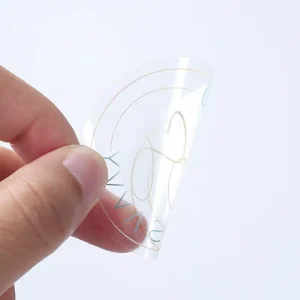 Custom Printing Oil Transparent Label Sticker 50×50 Vinyl Inkjet Sticker PVC Sheet Vinyl Clear Transparent Stickers Label