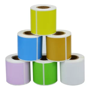 Custom Printing Pantone Color Printed Direct Thermal Paper Barcode Label Stickers for Thermal Label Printer