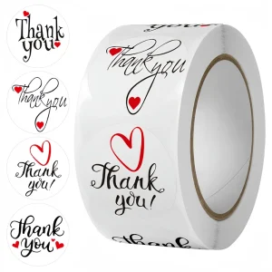 Custom Printing Product Label Sticker Roll Waterproof Adhesive Vinyl Round Label Packaging Label logo Sticker