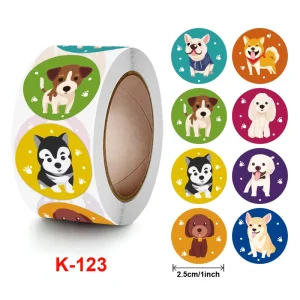 Custom Printing Round Self Adhesive Roll Label Sticker
