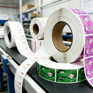 Custom Printing Round Stickers Paper Vinyl Adhesive Waterproof Sticker Packaging Label Self adhesive Sticker Roll With logo