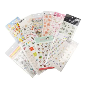 Custom Printing Self Adhesive Popular Cup Labels Mobile Phone Bulk Trendy Sticker Sheet