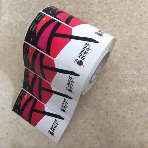 Custom Printing Self Adhesive Vinyl Waterproof Sticker Label Roll