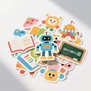 Custom Printing Vinyl Graffiti Kiss Cut Sheet Personalized Cute Cartoon Children Self Adhesive Stickers