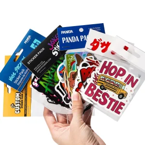 Custom Printing Vinyl Sticker Packs Custom Die Cut for Commercial Crafts and Gifts Waterproof and UV Resistant Pack Stickers