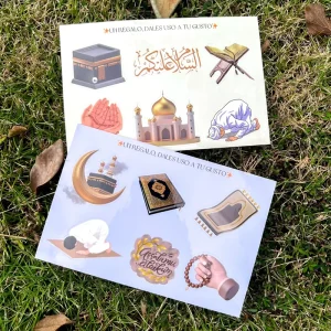 Custom Printing Waterproof Vinyl Glossy Matte Kiss Cut Sticker Sheets Custom Paper Cute Individual Sticker Sheets