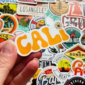 Custom Printing Waterproof Vinyl Stickers Die Cut Car Logo Stickers Adhesive PVC Label Decal Sticker