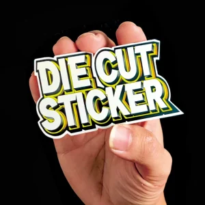 Custom Printing Waterproof Vinyl Stickers Die Cut Stickers Adhesive PVC Label Sticker
