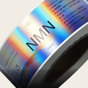 Custom Private Brand Packaging Label Food Product Sticker Printing Large Size Adhesive Waterproof Vinyl Logo Bottles Label Rolls