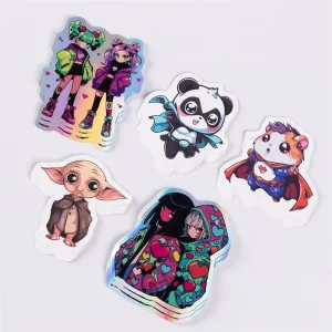 Custom Private Design Product Labels Manufacturing Vinyl Die Cut Glossy Waterproof Stickers Custom Printed Logo Label Stickers