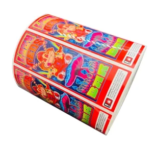 Custom Private Design Self Adhesive Vinyl Waterproof Sticker Roll Paper Private Logo Label Stickers for Packaging