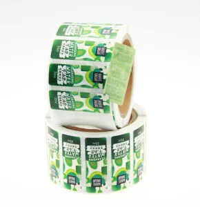 Custom Private Double Sided Sticker Waterproof Vinyl Logo Label Bottle Packaging Stickers