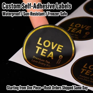 Custom Private Label Stickers Printed Product Labels for Brands