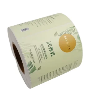 Custom Private Label Stickers Waterproof Vinyl Adhesive Labels Product Foil Stamped Roll Labels for Bottle