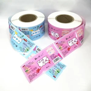 Custom Private Labels for Packaging Stickers Adhesive Vinyl & Art Paper Socks Labels with Warning Custom Shapes