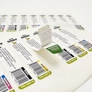 Custom Private Packaging Label Product Sticker Printing Adhesive Brand Logo Glossy Waterproof Label