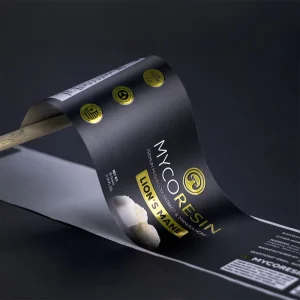 Custom Product Adhesive Logo Chemical Vinyl Labels Stickers Bottle Packaging Waterproof Printing Uv Label Roll