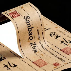 Custom Product Label Printing Custom Adhesive Sticker Roll Waterproof Vinyl Sticker