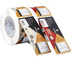 Custom Product Label Stickers Waterproof Oil Resistant Durable Stickers for Bottles Jars Packages