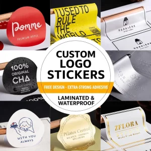 Custom Product Labels Waterproof Stickers for Brand Packaging