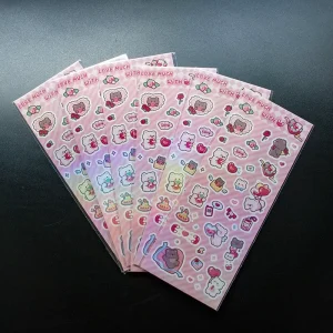Custom Promotional Kiss Cut Sticker Sheets