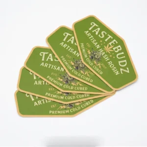 Custom Rectangular Vinyl Adhesive Labels Waterproof Durable Multi Purpose Stickers