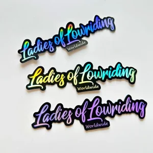 Custom Removable Irregular Shape Holographic Sticker Waterproof Die Cut Laser Hologram Sticker Printing
