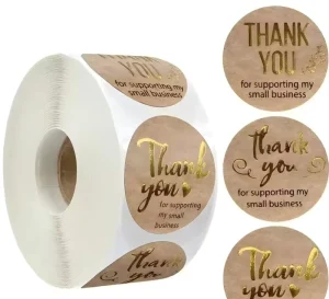 Custom Roll Adhesive Labels Waterproof Vinyl Stickers Custom Printed Roll Labels