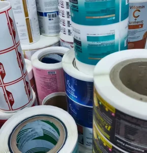 Custom Roll Labels Waterproof Adhesive Stickers Personalized Roll Sticker Printing
